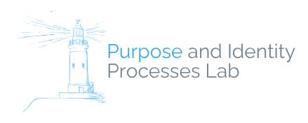 Purpose and Identity Processes Lab lighthouse logo